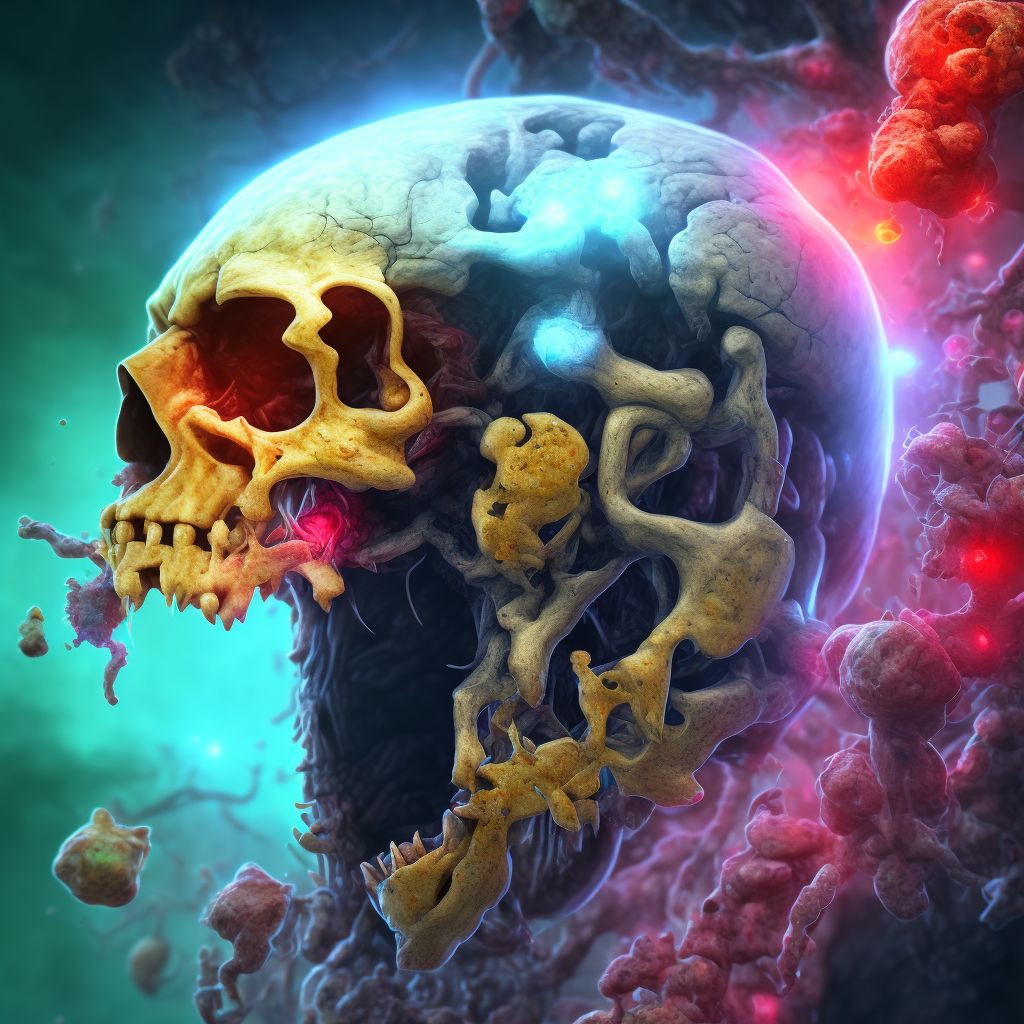 Traumatic subarachnoid hemorrhage with loss of consciousness greater than 24 hours without return to pre-existing conscious level with patient surviving, subsequent encounter digital illustration