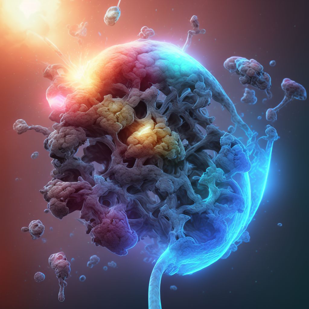 Other specified intracranial injury with loss of consciousness of 31 minutes to 59 minutes, sequela digital illustration