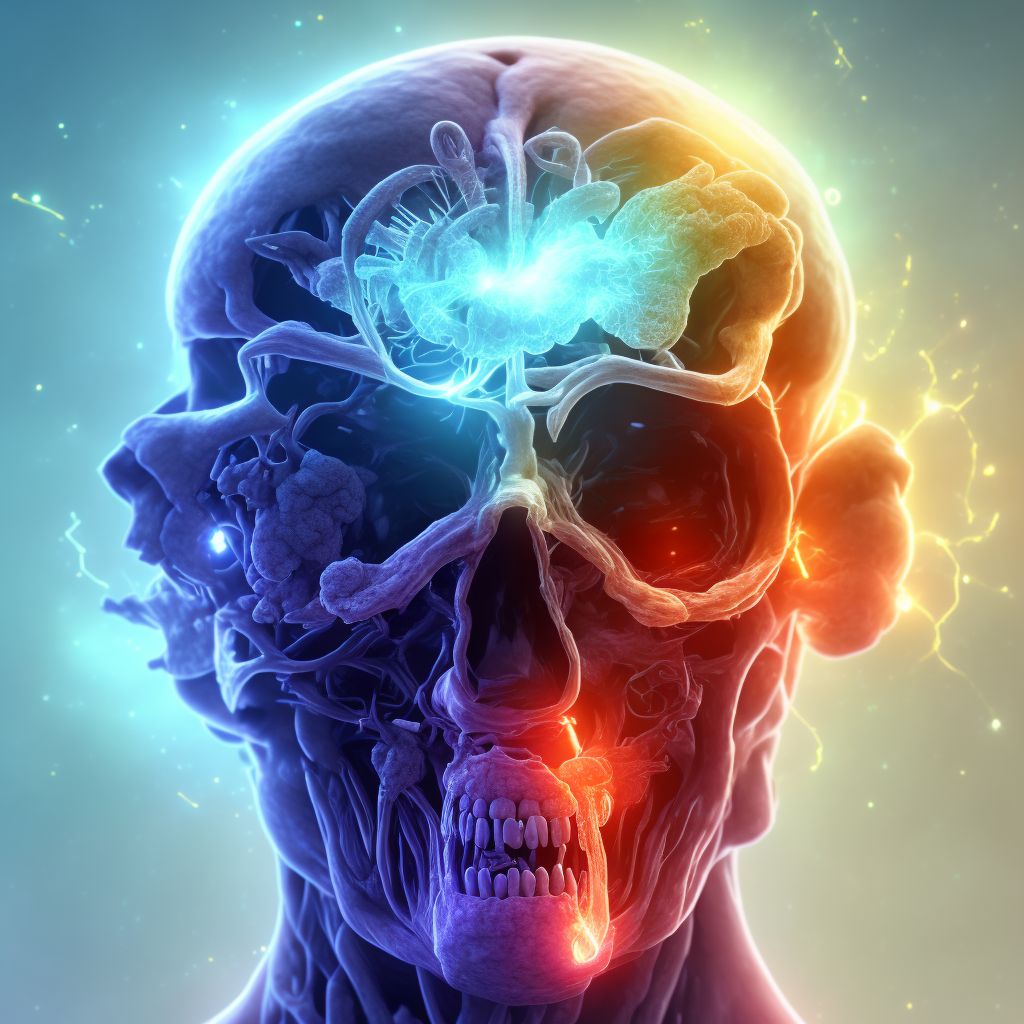 Other specified intracranial injury with loss of consciousness greater than 24 hours without return to pre-existing conscious level with patient surviving, initial encounter digital illustration