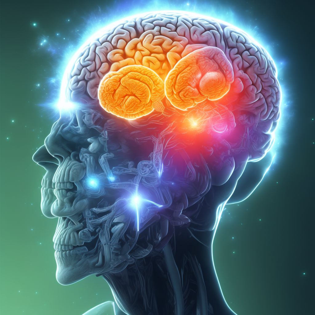 Primary blast injury of brain, not elsewhere classified with loss of consciousness greater than 24 hours with return to pre-existing conscious level, initial encounter digital illustration