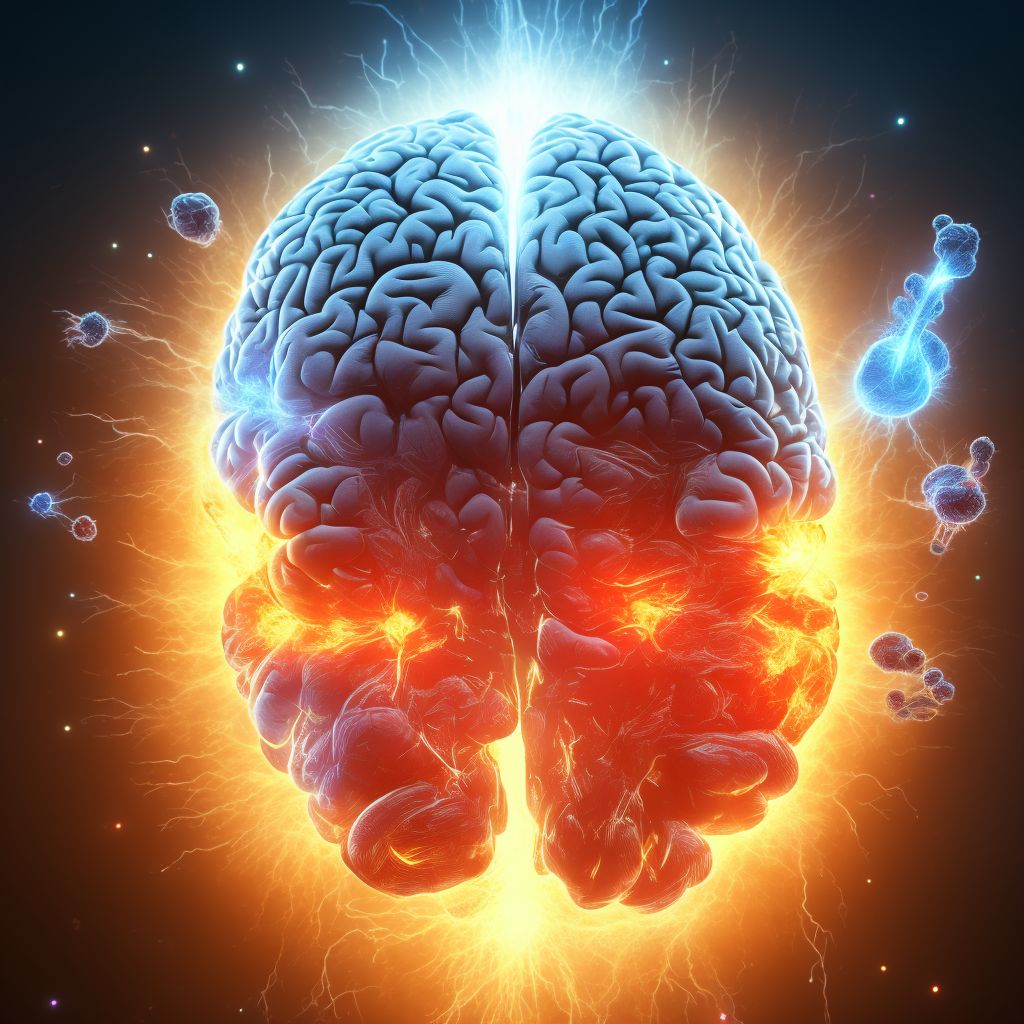 Primary blast injury of brain, not elsewhere classified with loss of consciousness of any duration with death due to brain injury prior to regaining consciousness, initial encounter digital illustration