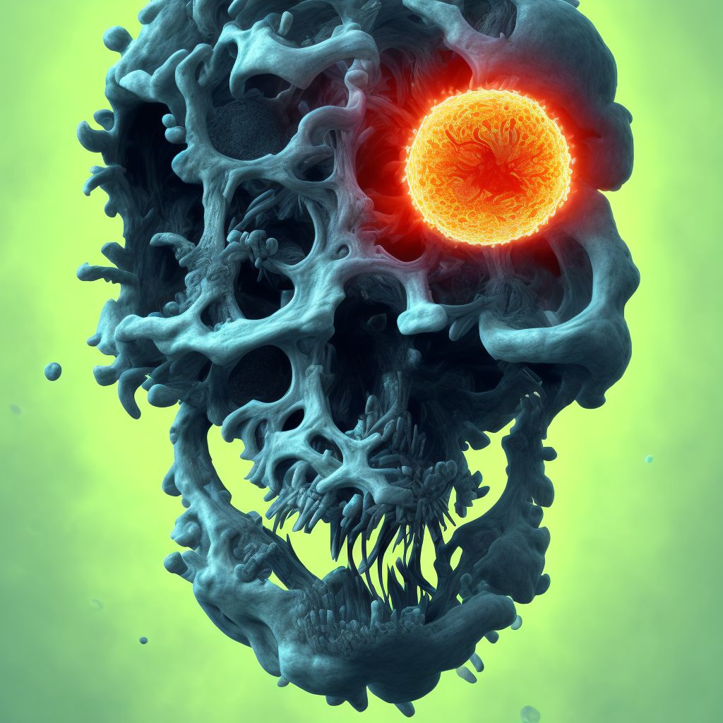 Unspecified intracranial injury with loss of consciousness of 6 hours to 24 hours, initial encounter digital illustration