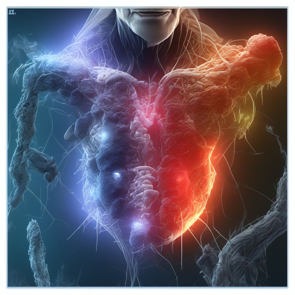 Laceration without foreign body of larynx, initial encounter digital illustration