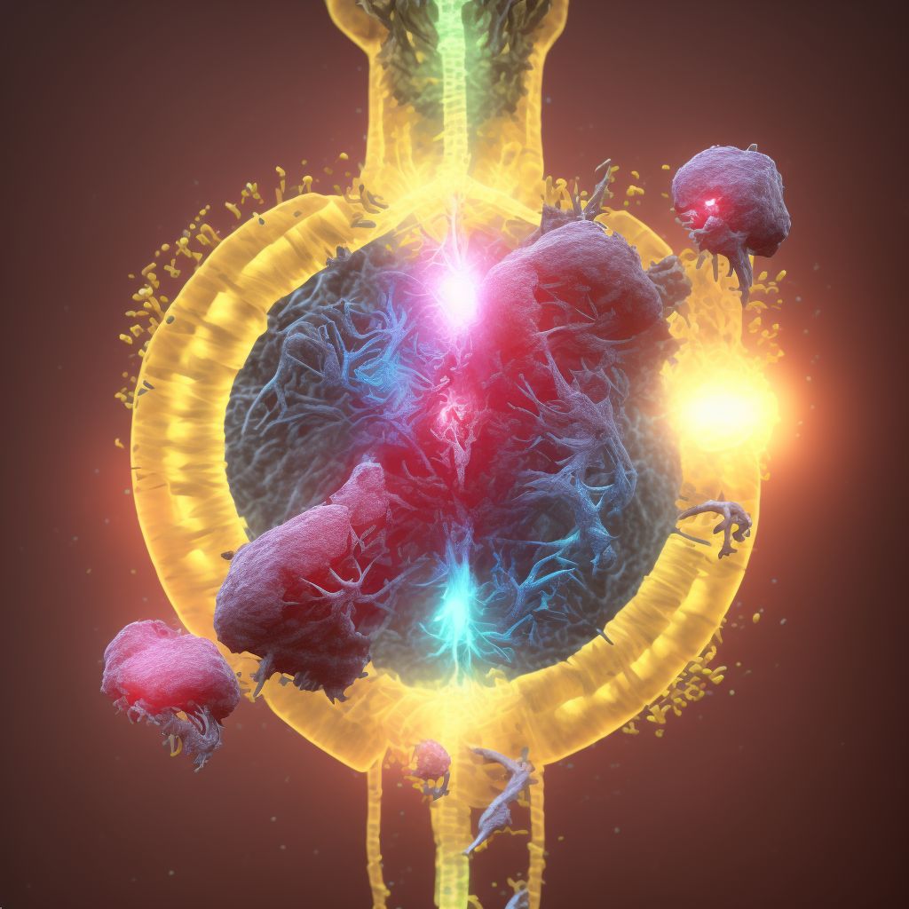 Unspecified open wound of trachea, initial encounter digital illustration