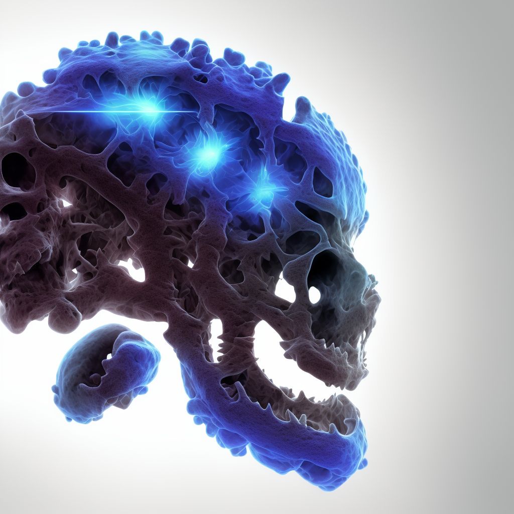 Other traumatic nondisplaced spondylolisthesis of second cervical vertebra, subsequent encounter for fracture with routine healing digital illustration