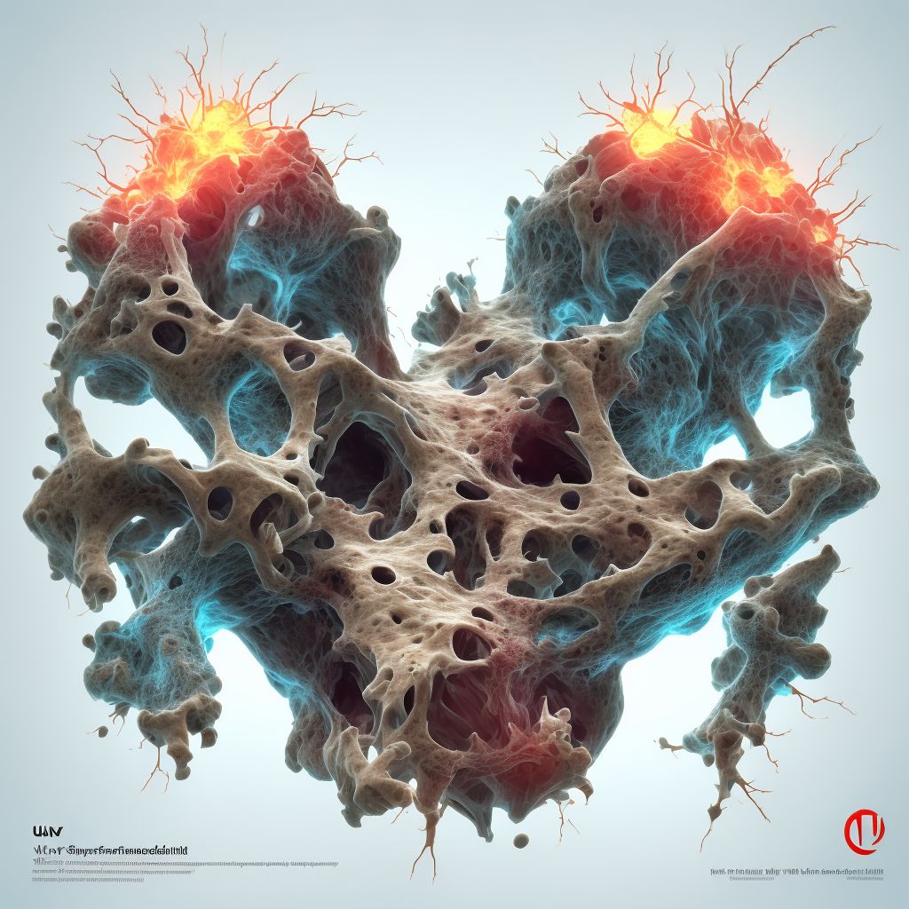 Unspecified traumatic nondisplaced spondylolisthesis of third cervical vertebra, subsequent encounter for fracture with routine healing digital illustration