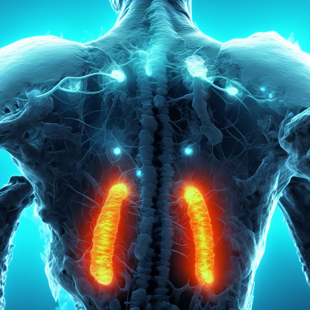 Other traumatic displaced spondylolisthesis of third cervical vertebra, initial encounter for open fracture digital illustration