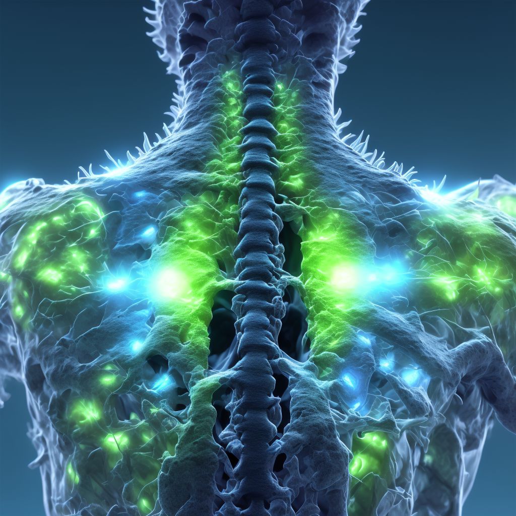 Other traumatic displaced spondylolisthesis of third cervical vertebra, subsequent encounter for fracture with nonunion digital illustration