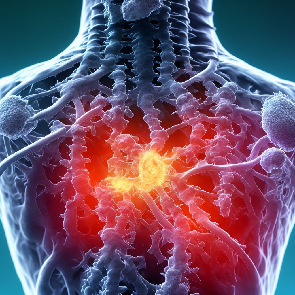 Unspecified traumatic displaced spondylolisthesis of fourth cervical vertebra, subsequent encounter for fracture with nonunion digital illustration