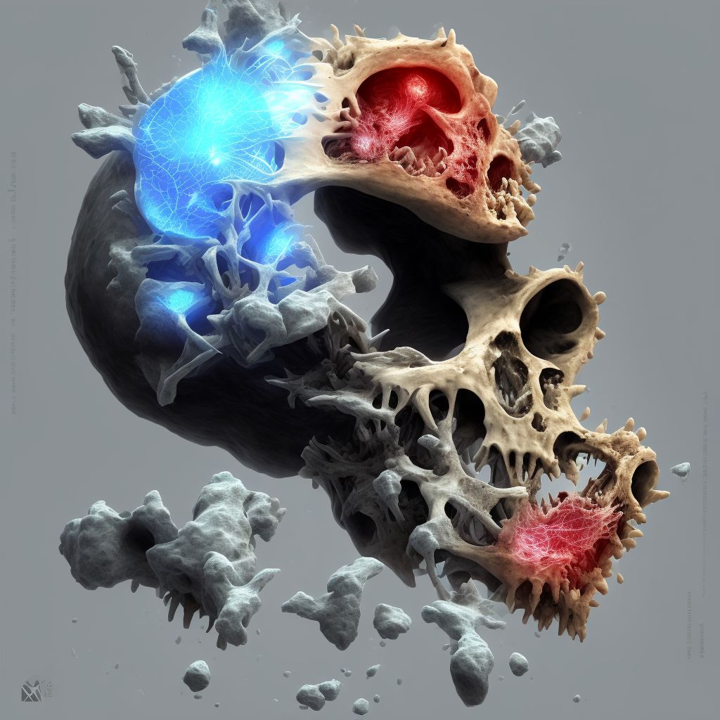 Other traumatic nondisplaced spondylolisthesis of fourth cervical vertebra, subsequent encounter for fracture with delayed healing digital illustration