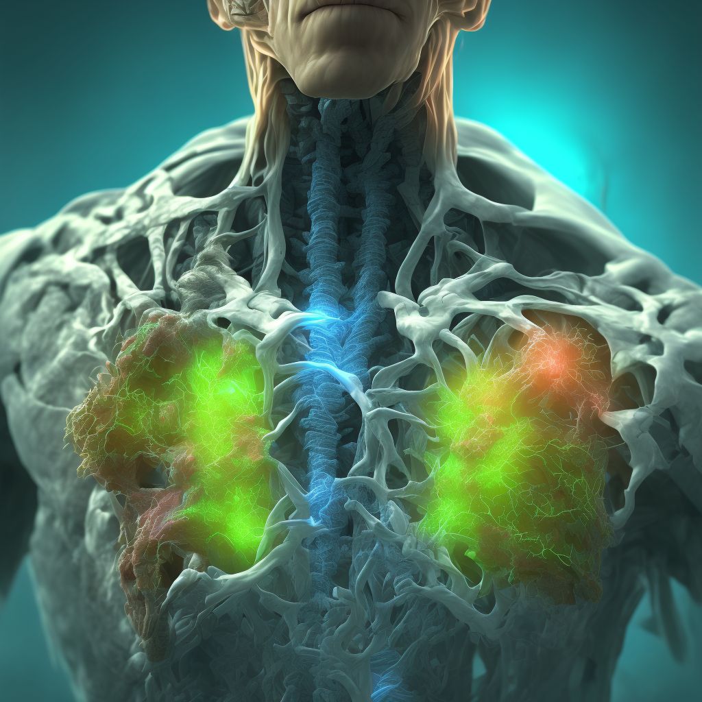 Dislocation of unspecified parts of neck, initial encounter digital illustration