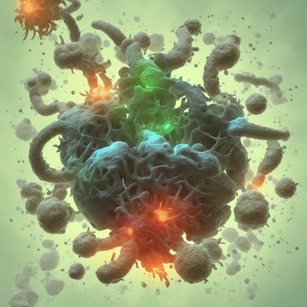 Complete lesion at C7 level of cervical spinal cord, initial encounter digital illustration