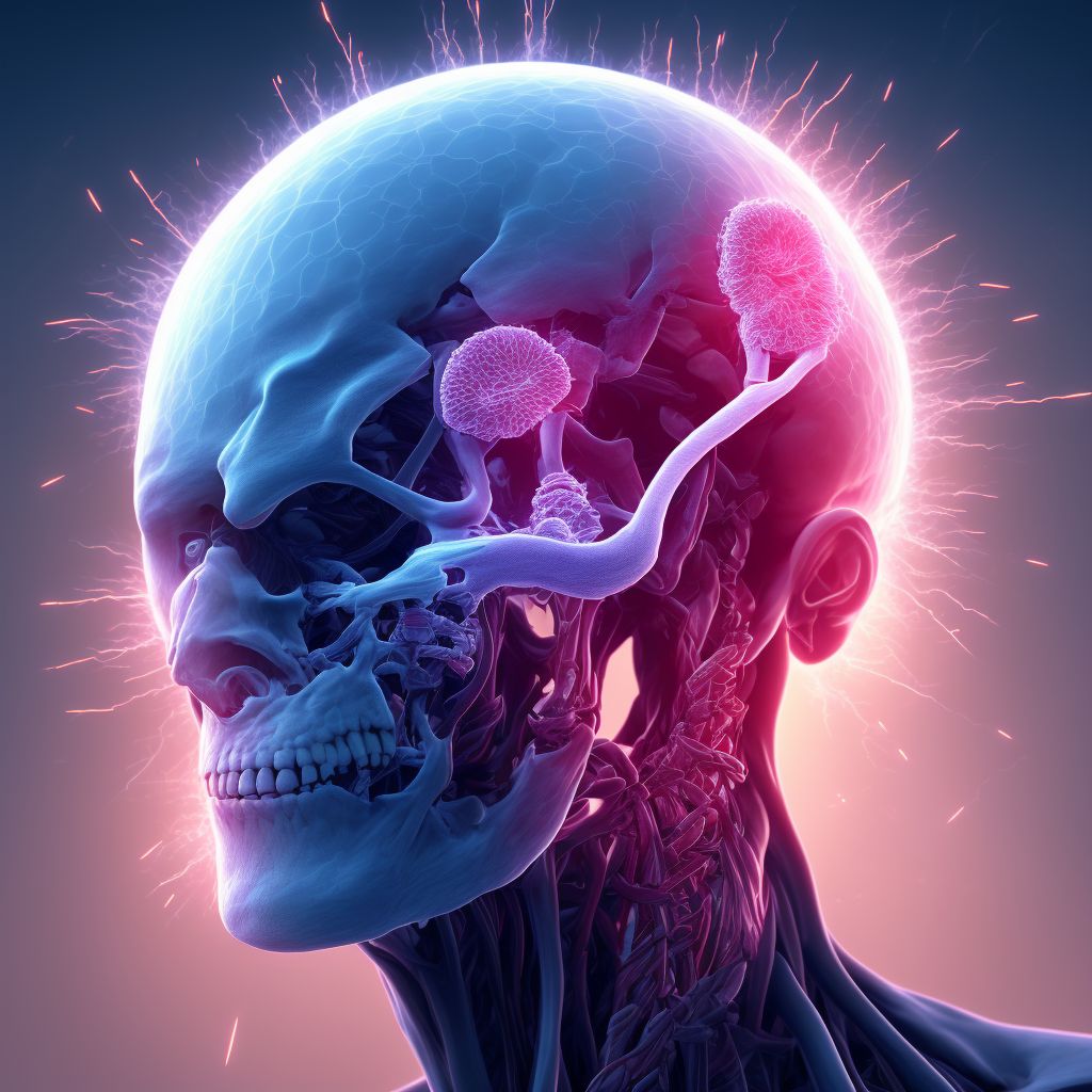 Other specified injury of unspecified vertebral artery, initial encounter digital illustration