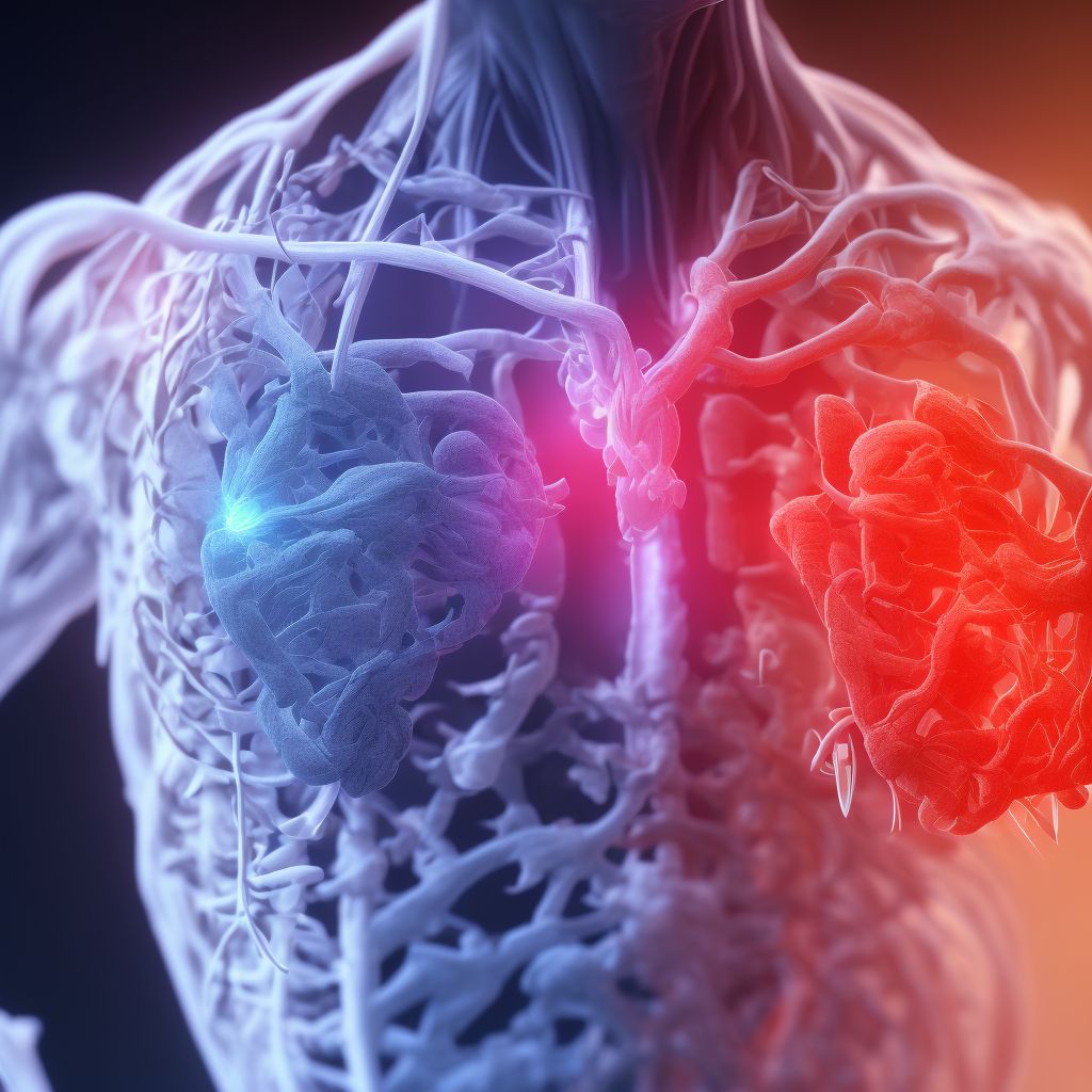 Other specified injury of left internal jugular vein, initial encounter digital illustration