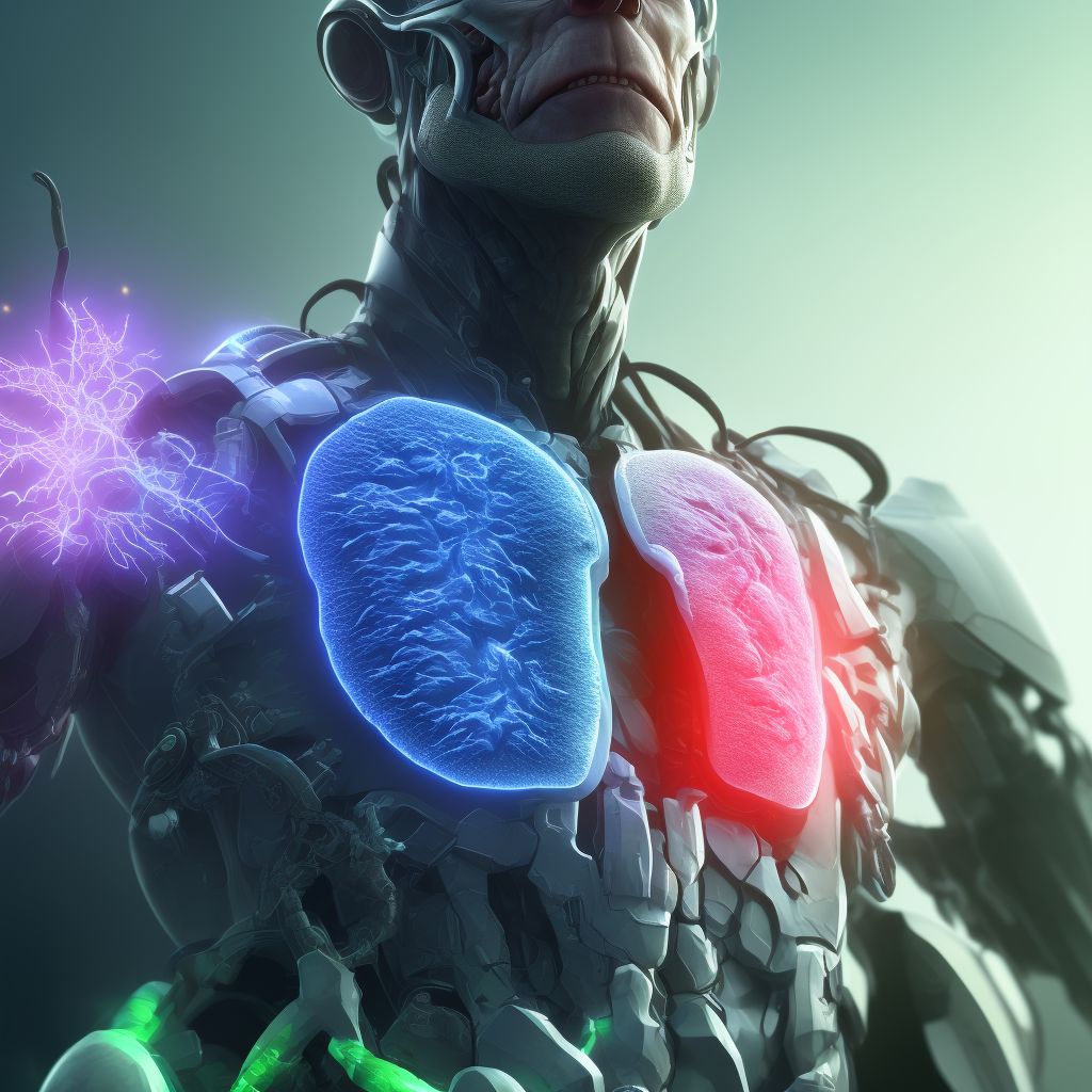 Other specified injuries of thyroid gland, initial encounter digital illustration