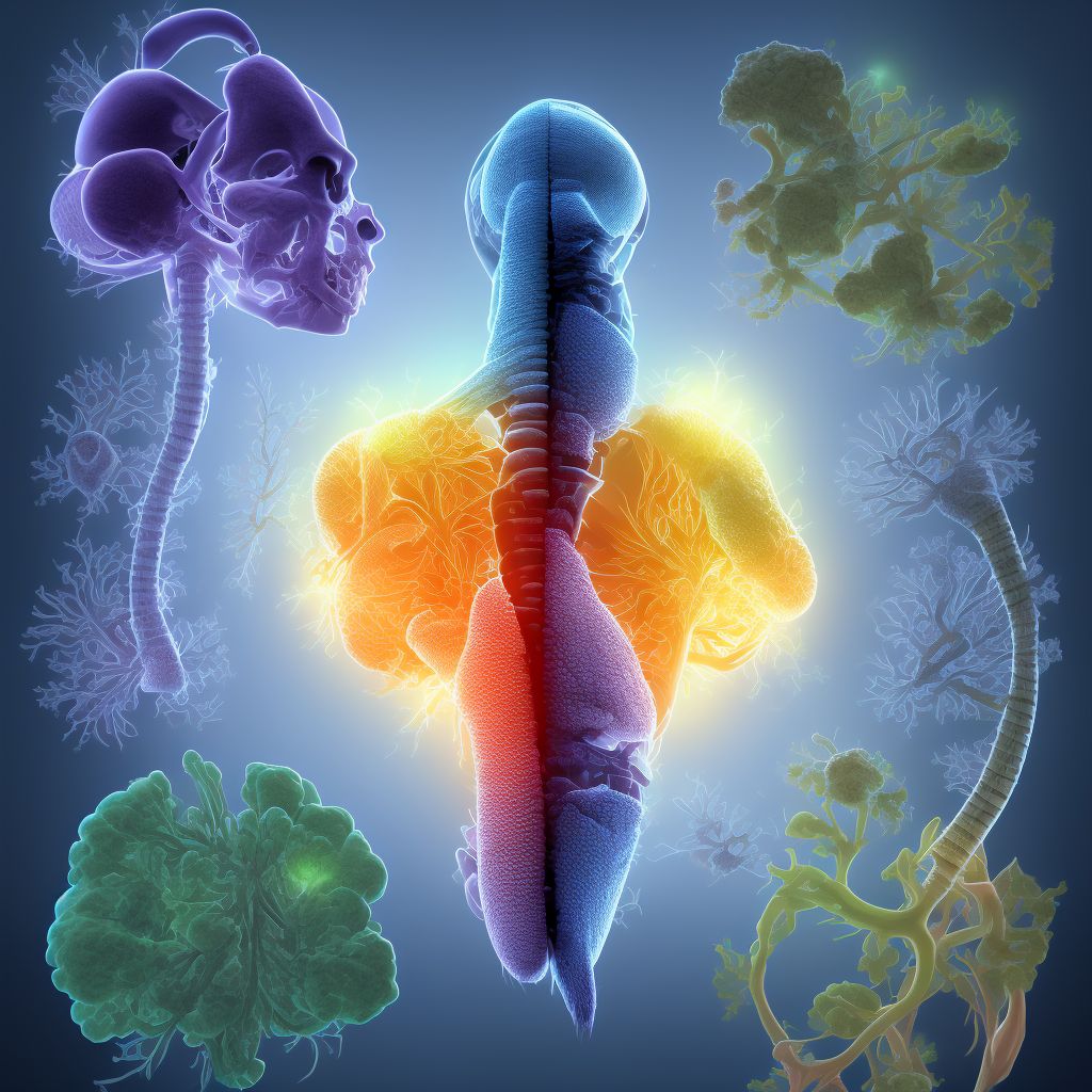 Other specified injuries of pharynx and cervical esophagus, sequela digital illustration