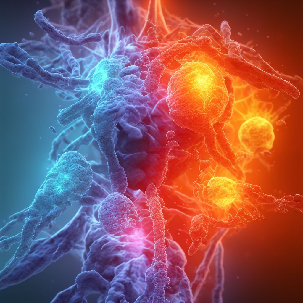 Blister (nonthermal) of middle front wall of thorax, initial encounter digital illustration