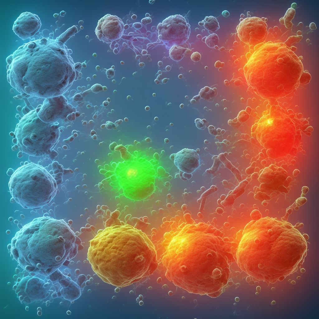 Blister (nonthermal) of right back wall of thorax, sequela digital illustration