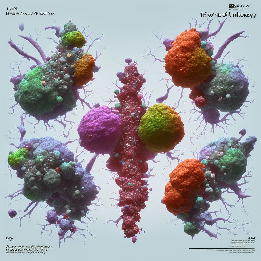 Abrasion of unspecified parts of thorax, sequela digital illustration