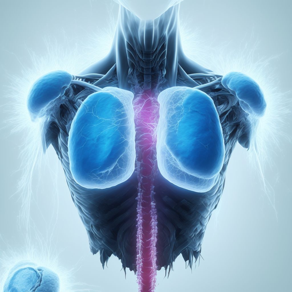 Laceration without foreign body of right breast, initial encounter digital illustration