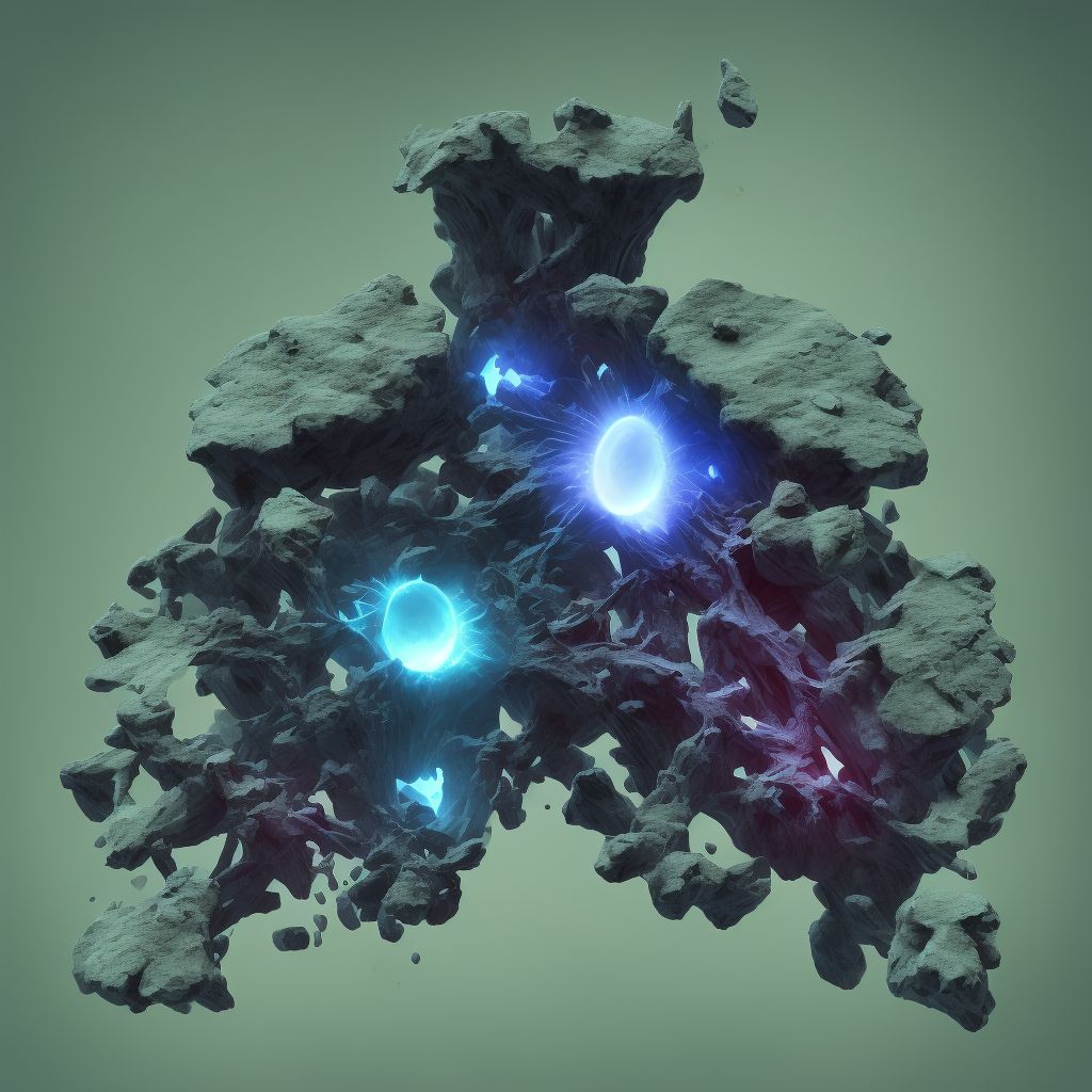 Unspecified fracture of T5-T6 vertebra, initial encounter for closed fracture digital illustration