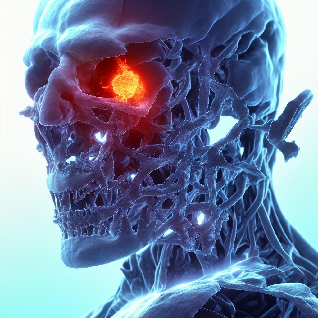 Unspecified fracture of T7-T8 vertebra, initial encounter for open fracture digital illustration