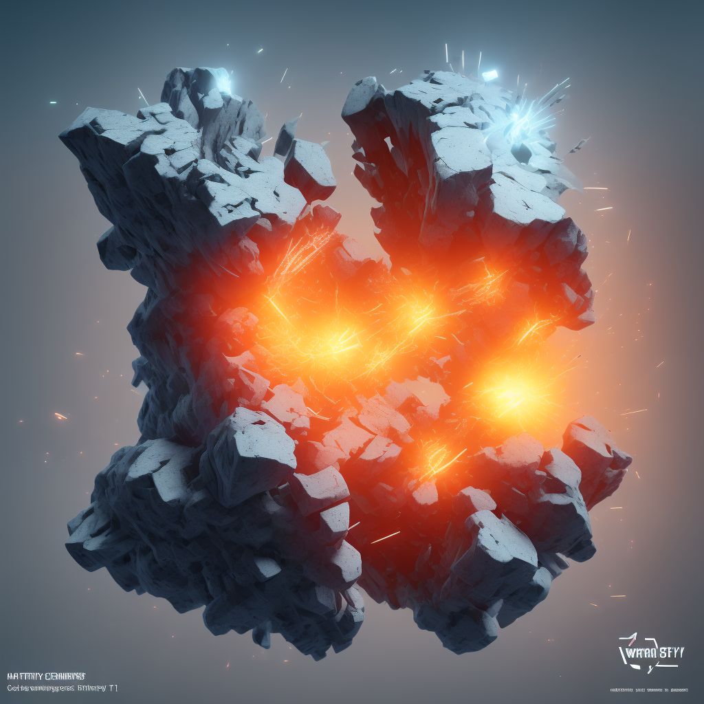 Wedge compression fracture of T11-T12 vertebra, subsequent encounter for fracture with routine healing digital illustration