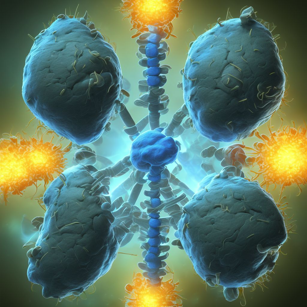 Other incomplete lesion at T2-T6 level of thoracic spinal cord, initial encounter digital illustration