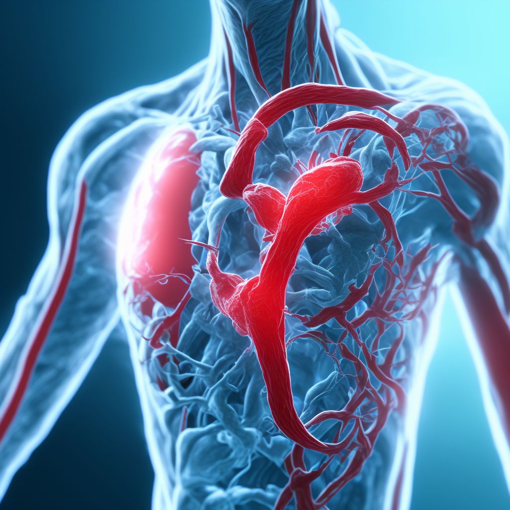 Other specified injury of left innominate or subclavian artery, initial encounter digital illustration