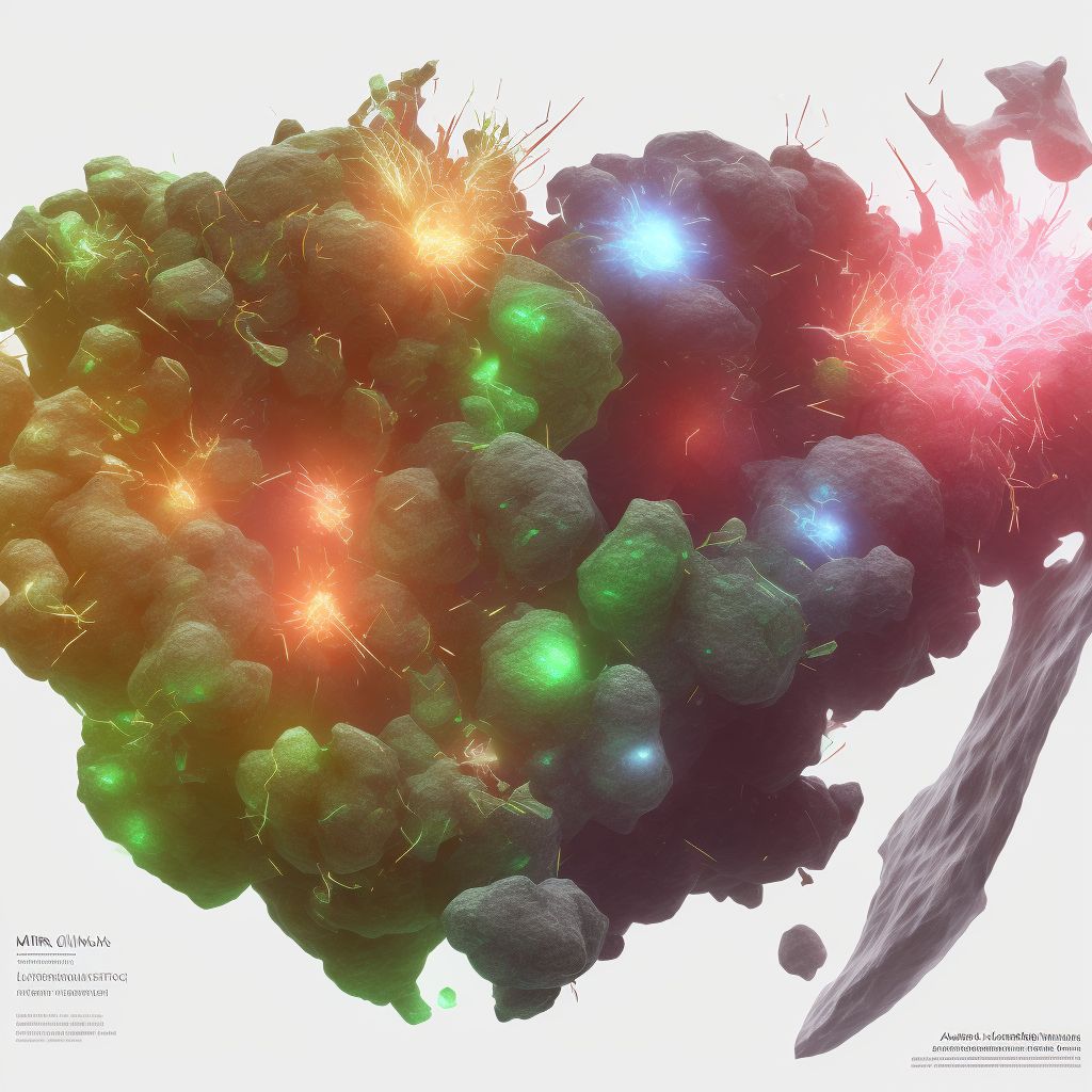 Minor laceration of superior vena cava, subsequent encounter digital illustration