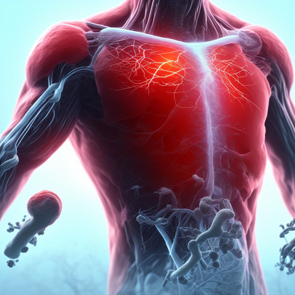 Other specified injury of left innominate or subclavian vein, initial encounter digital illustration