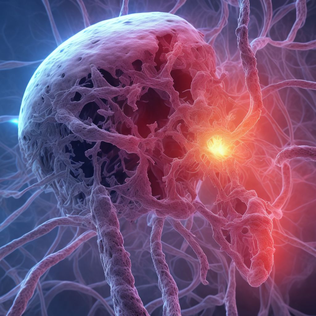 Unspecified injury of intercostal blood vessels, left side, subsequent encounter digital illustration