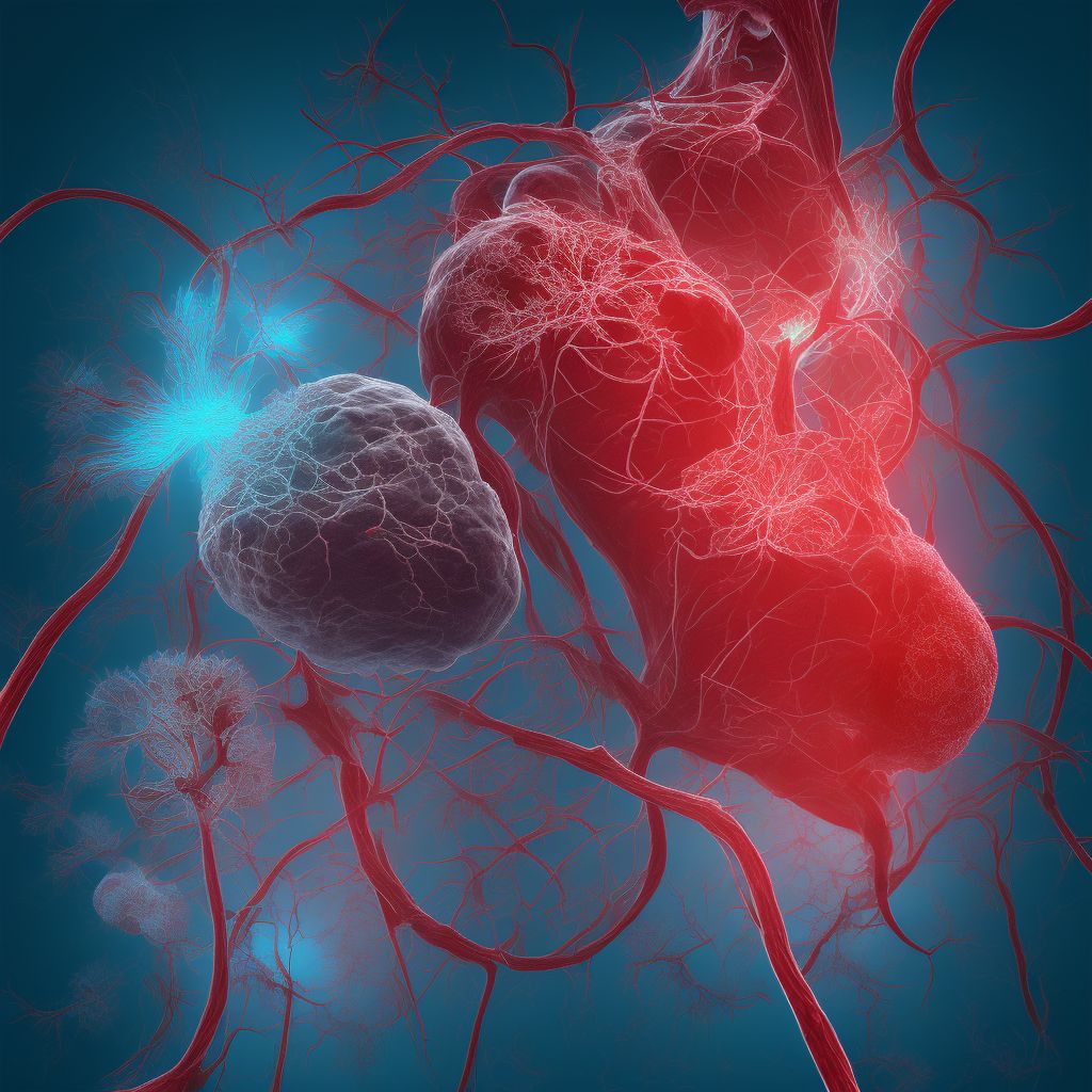 Other specified injury of intercostal blood vessels, right side, initial encounter digital illustration