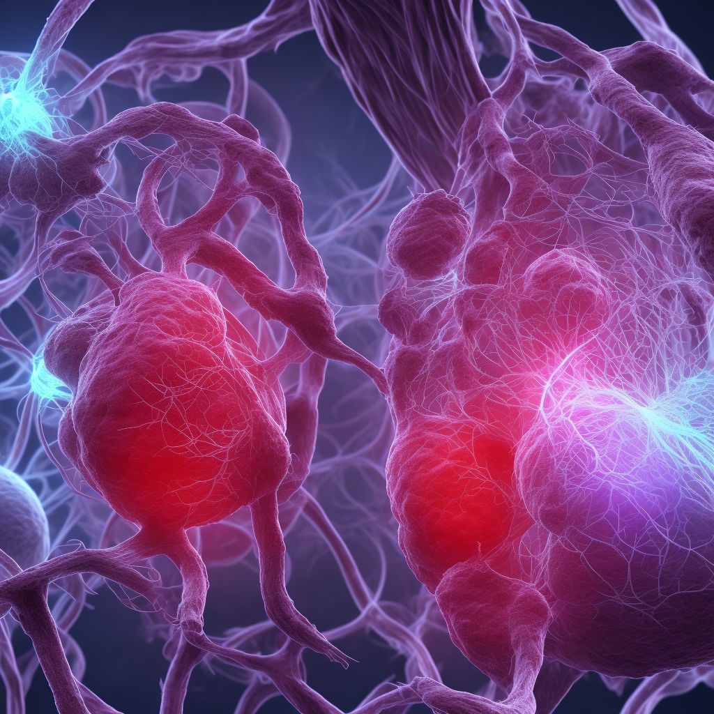 Laceration of other blood vessels of thorax, unspecified side, initial encounter digital illustration