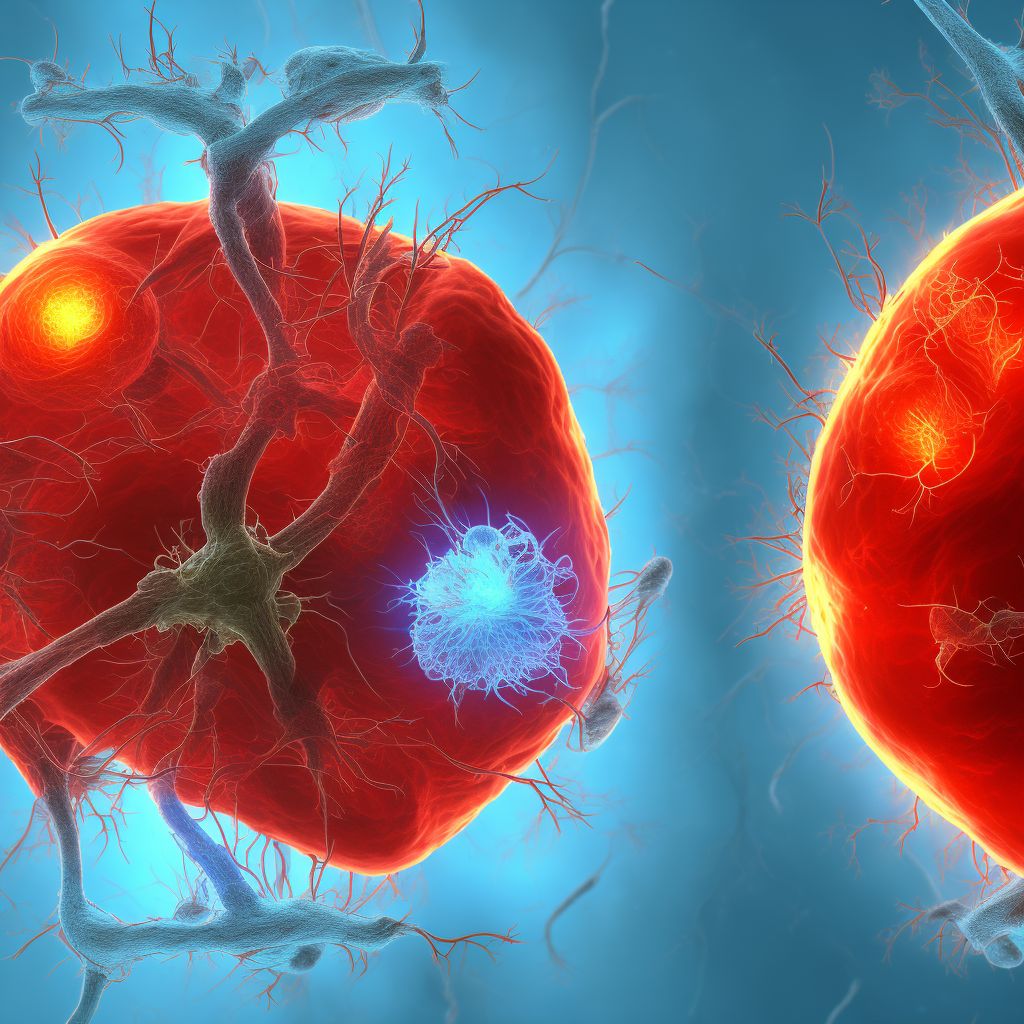 Other specified injury of other blood vessels of thorax, left side, initial encounter digital illustration