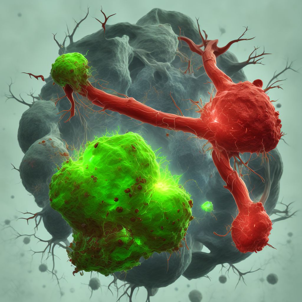 Unspecified injury of unspecified blood vessel of thorax, initial encounter digital illustration