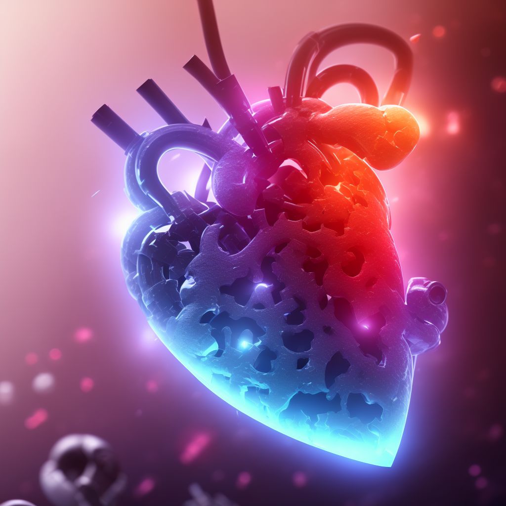 Unspecified injury of heart with hemopericardium, initial encounter digital illustration