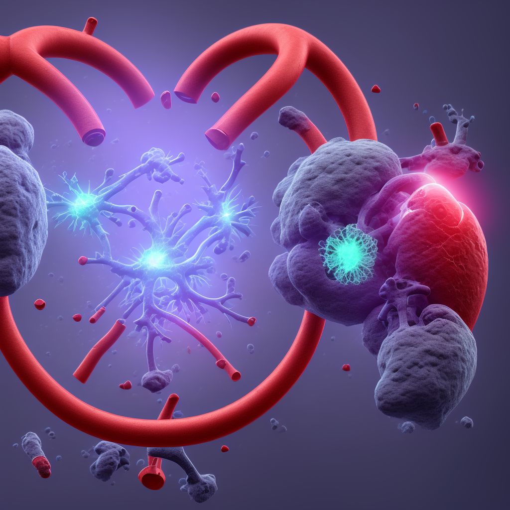 Contusion of heart without hemopericardium, initial encounter digital illustration