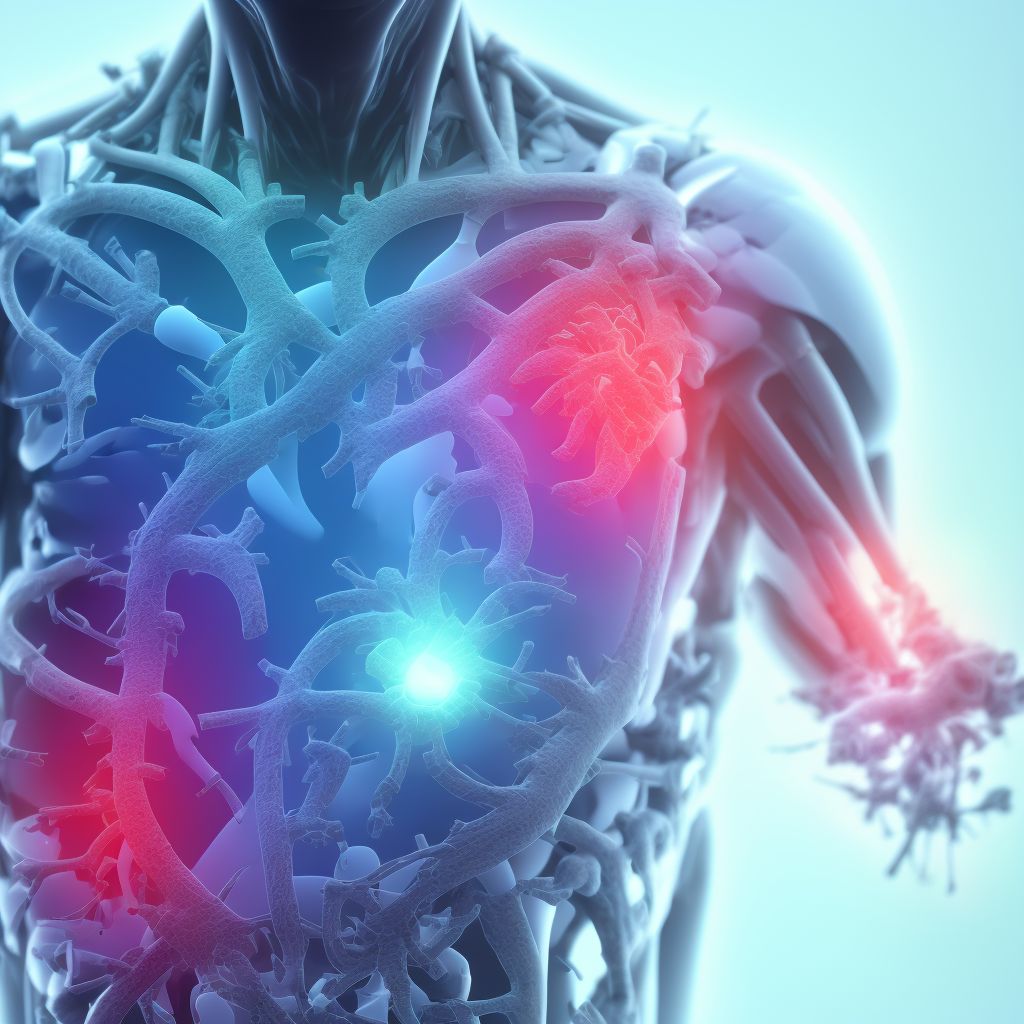 Other injury of heart, unspecified with or without hemopericardium, initial encounter digital illustration