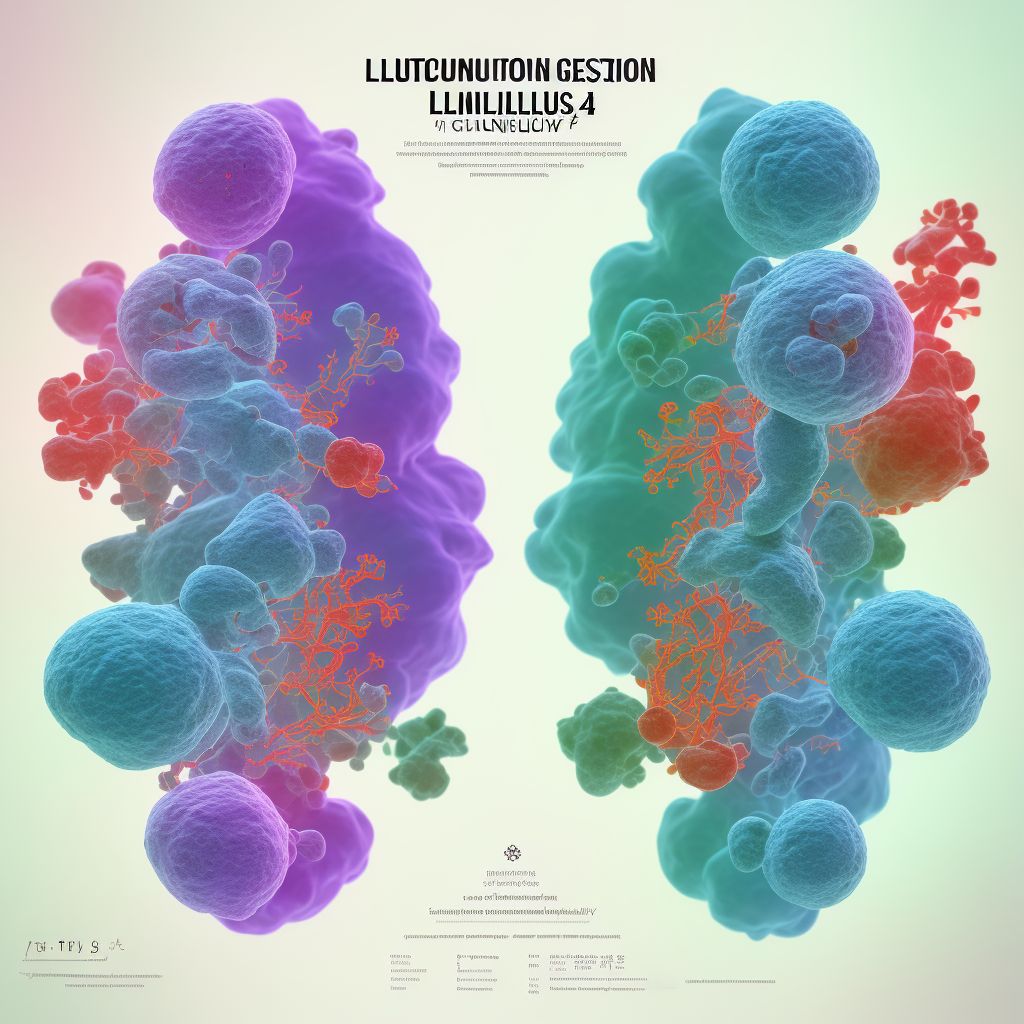 Contusion of lung, unilateral, sequela digital illustration