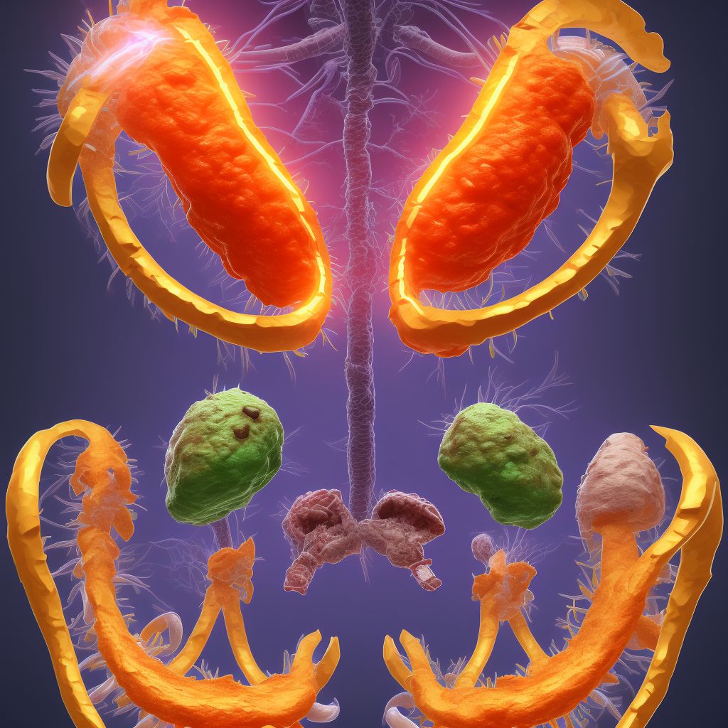 Laceration without foreign body of abdominal wall, right upper quadrant without penetration into peritoneal cavity, initial encounter digital illustration