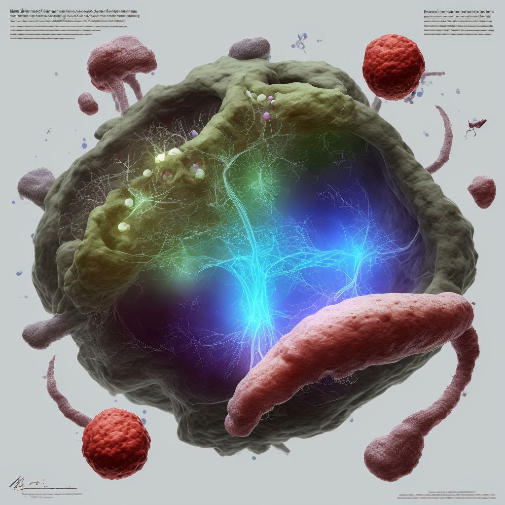 Laceration of abdominal wall with foreign body, epigastric region without penetration into peritoneal cavity, initial encounter digital illustration