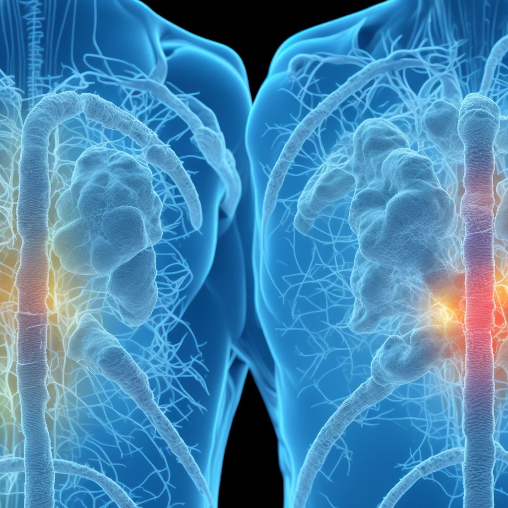 Puncture wound of abdominal wall without foreign body, left lower quadrant without penetration into peritoneal cavity, sequela digital illustration