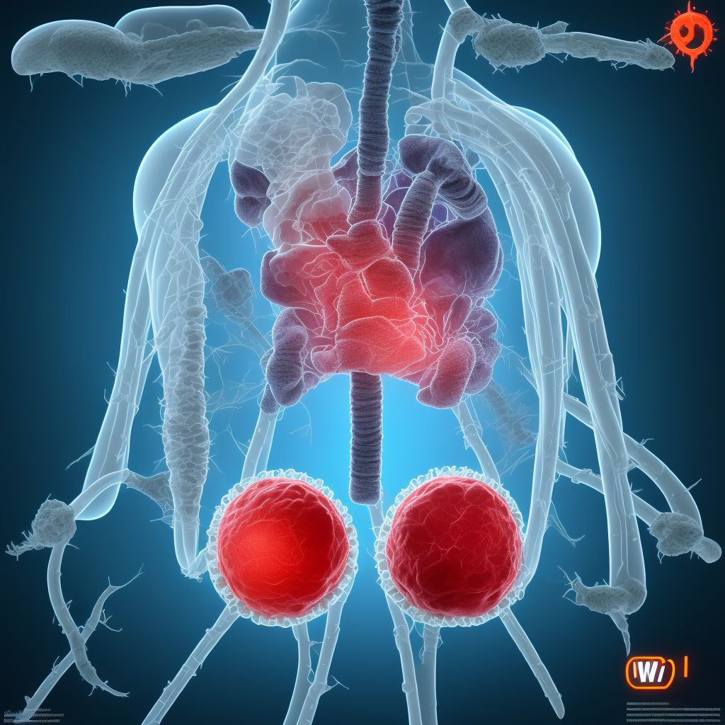 Puncture wound of abdominal wall with foreign body, left upper quadrant without penetration into peritoneal cavity, initial encounter digital illustration