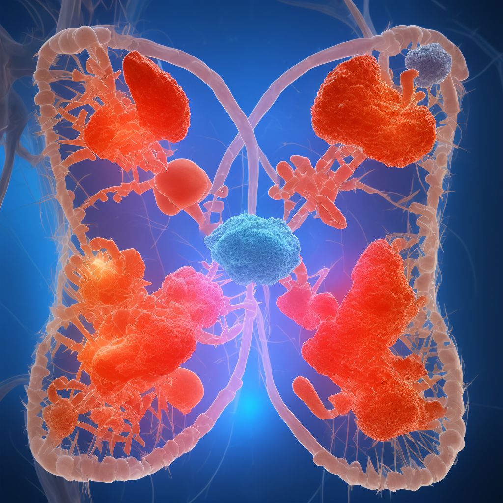 Unspecified open wound of abdominal wall, unspecified quadrant with penetration into peritoneal cavity, subsequent encounter digital illustration