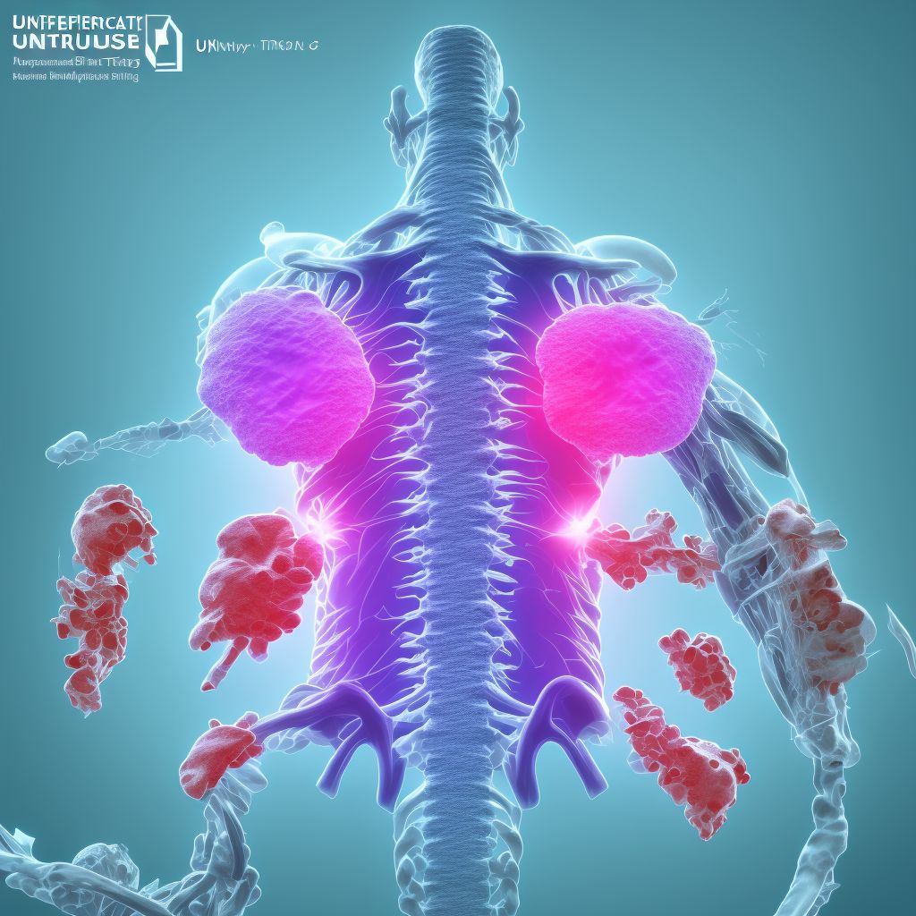 Unspecified fracture of unspecified lumbar vertebra, subsequent encounter for fracture with routine healing digital illustration