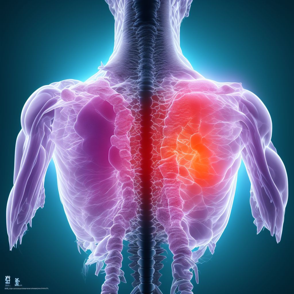 Unspecified fracture of first lumbar vertebra, subsequent encounter for fracture with routine healing digital illustration