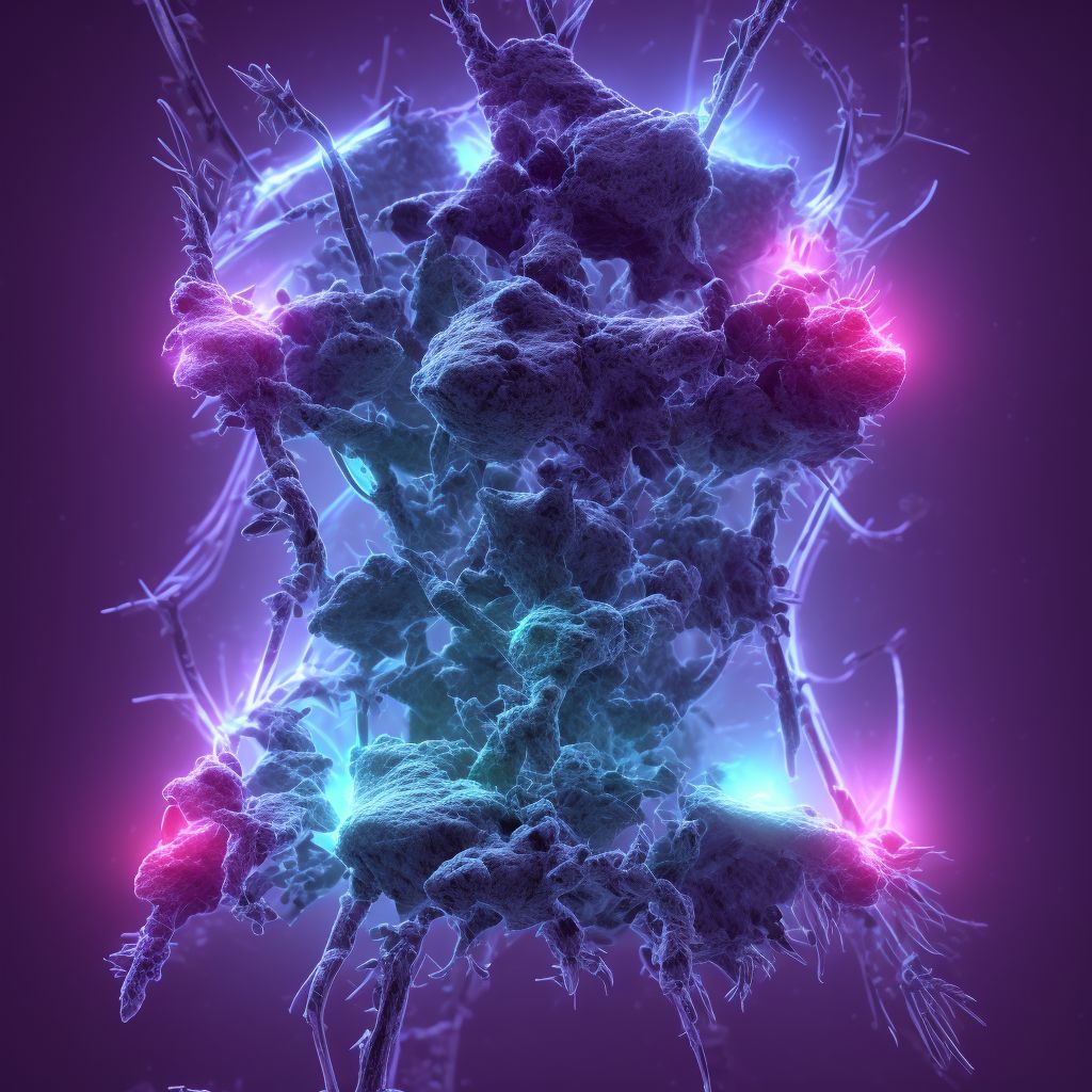 Other fracture of third lumbar vertebra, subsequent encounter for fracture with nonunion digital illustration