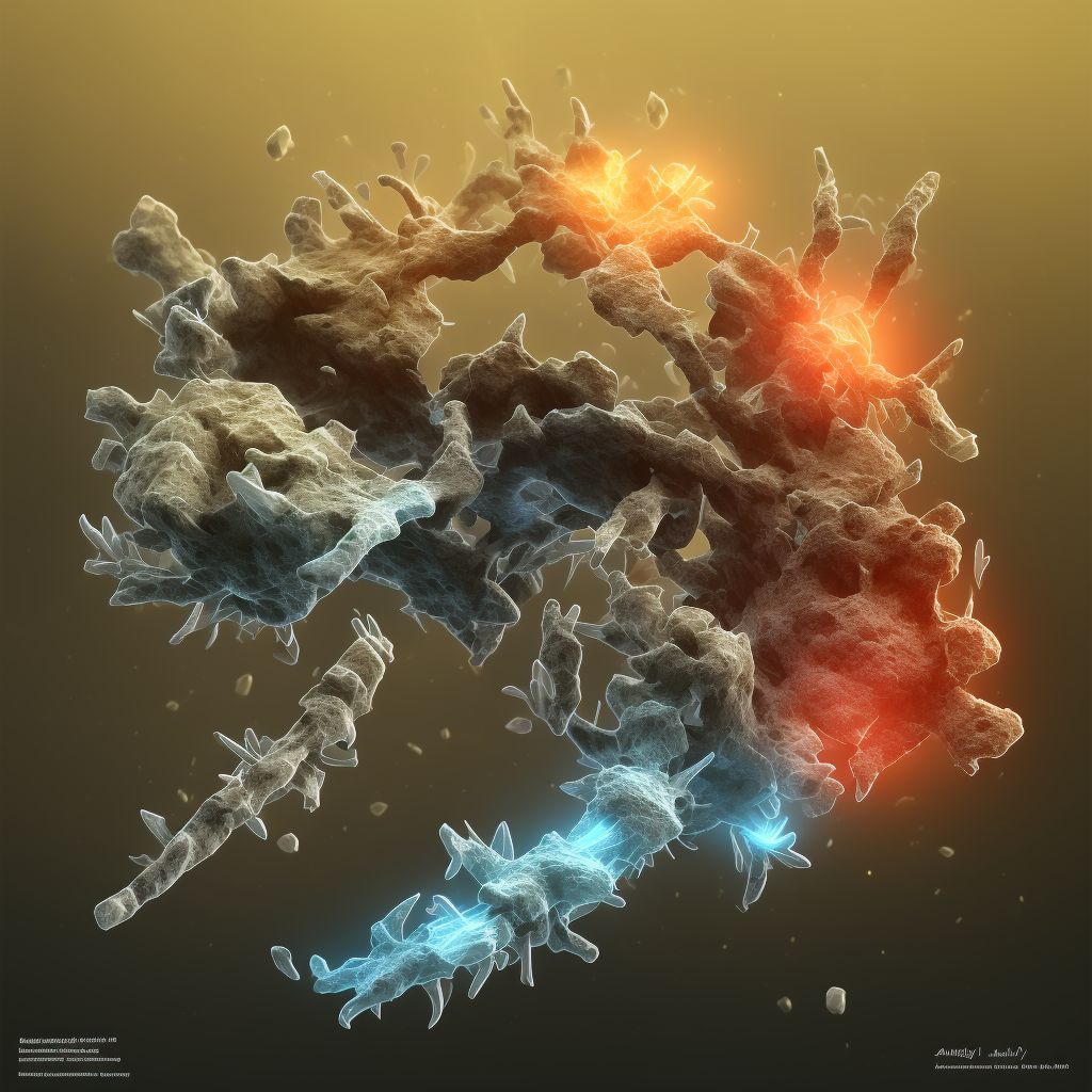 Unspecified fracture of fifth lumbar vertebra, initial encounter for closed fracture digital illustration