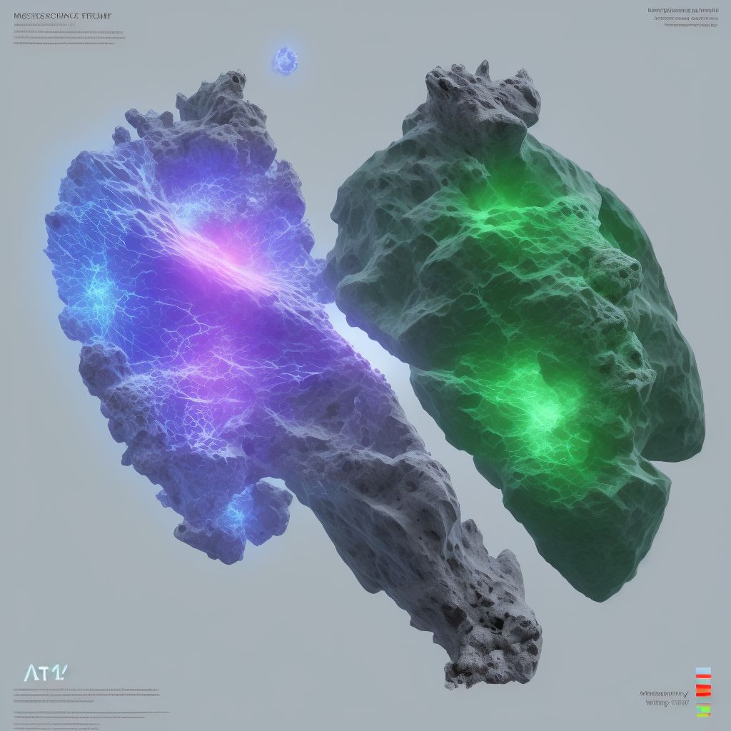 Type 3 fracture of sacrum, initial encounter for closed fracture digital illustration